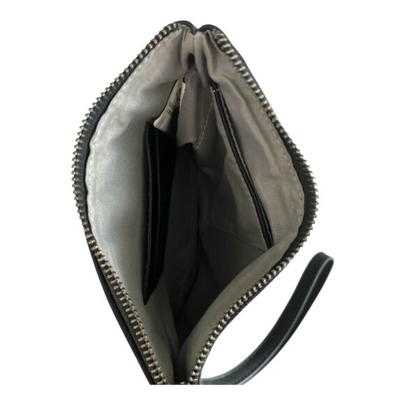 Plug and Tote Black Studded Wristlet Clutch Bag – Faux Leather 2016 - Picture 3 of 5